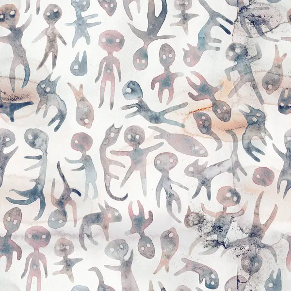 Şekillendirilmiş insan iskeletleri ve kafatasları içeren kusursuz, karanlık bir fantezi modeli. Tek renkli tonları olan el yazısı, kağıt, kumaş, duvar kağıdı, gotik tekstil, Cadılar Bayramı süslemeleri için mükemmel.