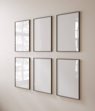 Model poster çerçevesi kapat, 3D görüntüle