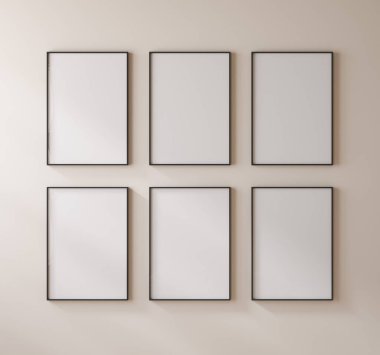 Model poster çerçevesi kapat, 3D görüntüle