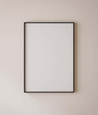 Model poster çerçevesi kapat, 3D görüntüle