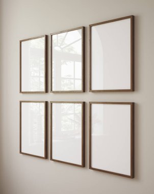 Model poster çerçevesi kapat, 3D görüntüle