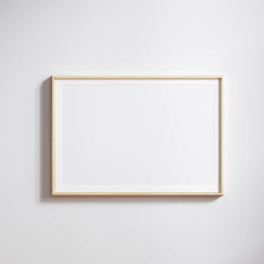 Ahşap çerçeve, yakın çekim, 2x3 kağıt oranı, passepartman, 3d render