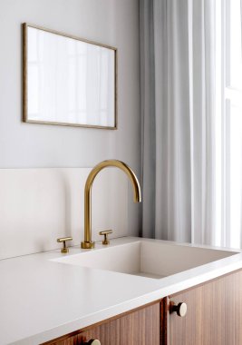 Ev modeli, İskandinav mutfağı iç mimarisi, 3D