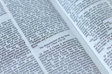 Hristiyan dirilişi kutsal kitaptaki ayetlerdir. İncil 'deki sonsuz yaşam, umut ve Tanrı' ya olan inanç kavramı..