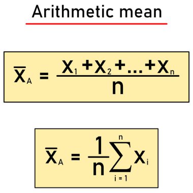 Aritmetik ortalama - hesaplama formülü, istatistiksel bir kümenin konumunun karakteristiği