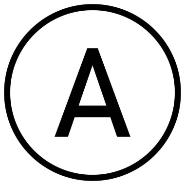 Elektrik mühendisliğinde kullanılan ampermetrenin şematik tanımlaması