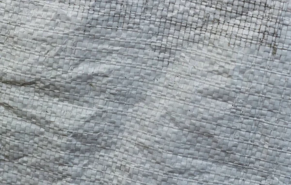 White Polypropylene Bag Background Texture White Bag — Zdjęcie stockowe