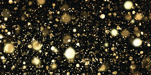 Bokeh Χρυσό Glitter Φόντο Εικονογράφηση — Φωτογραφία Αρχείου