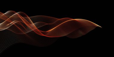 poli kablo şebekesi üç boyutlu parıltılı resimlerin ağ örgüsünü sallıyor