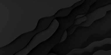 Modern soyut arkaplan Kağıt kesme yüzeyi katmanlı ve 3 boyutlu illüstrasyondur