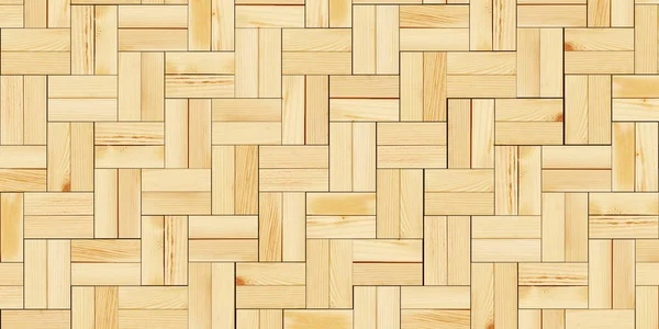 Herringbone parquet. Wood template Seamless pattern of parquet laminate Top view. Wood grain texture and background 3D Render