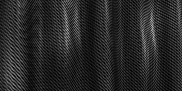 Černá Kevlar Textura Uhlíkové Vlákno Pruhované Tkaniny Pozadí Pruhované Vlnité — Stock fotografie