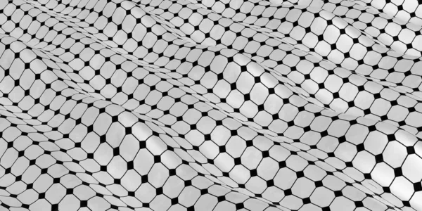 Geometriskt Mönster Struktur Bakgrund Strimma Som Tyg Flagga Illustration — Stockfoto