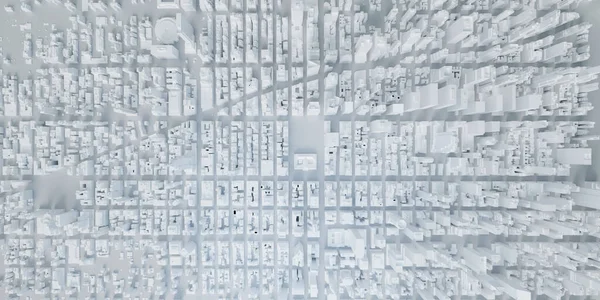 Modell Város New York Usa Térkép Magas Épületek Illusztráció — Stock Fotó