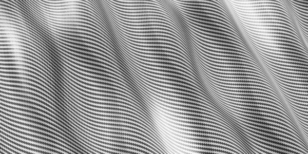 White Kevlar Surface Carbon Fiber Wavy Pattern Fabric Background Pattern — Stock Photo, Image