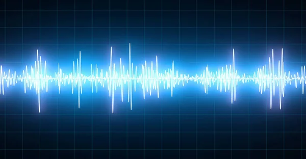 Эквалайзер Вибрационная Мелодия Аудио Волна Экв Волновая Линия Сердечная Волна — стоковое фото