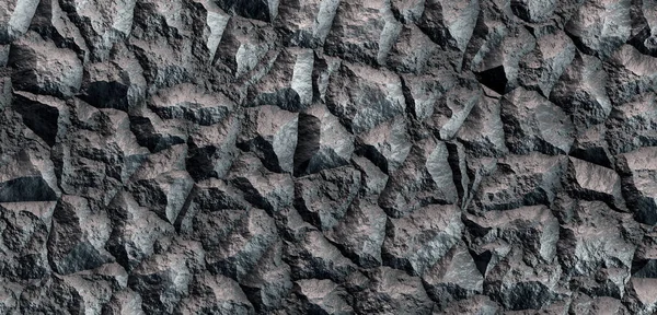 石舗装スラブ小石背景砂利テクスチャパターン浅い深さの背景小石テクスチャ岩壁紙3Dイラスト — ストック写真