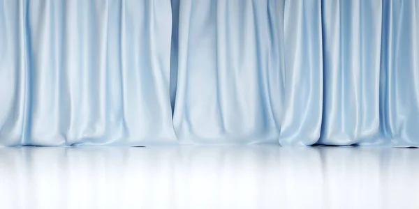 Circle Podium Shiny Curtain Background Stage Backdrop Illustration — Stok fotoğraf