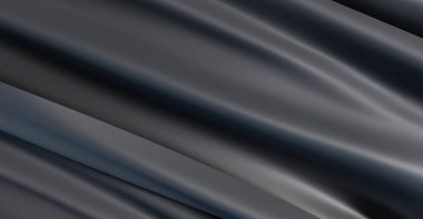 Kumaş yüzey dokusu deseni parlak parlak parlak kırışıklıklar saten ipek krep şifon ipek ipek iplik zarif kumaş arkaplan tasarımı için ışık çizgileri 3d resimleme