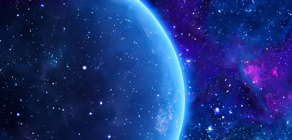 우주의 우주와 일러스트 — 스톡 사진