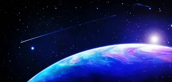 Звезды Глубокого Космоса Галактики Вселенной Звёздная Туманность Иллюстрация — стоковое фото