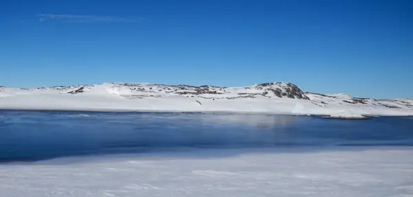 Північний Полюс Антарктична Крижана Підлога Iceberg Ілюстрація — стокове фото