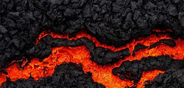 Lávová Textura Červená Láva Horké Magma — Stock fotografie