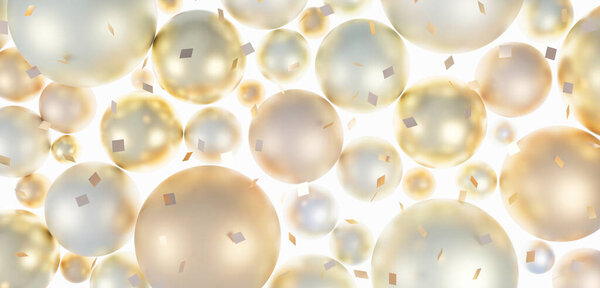 декоративный шар декоративный стеклянные шары светящийся фон 3D иллюстрация