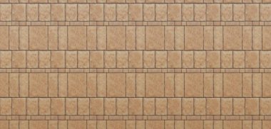 Kare granit blok arkaplan Kare taş döşeme döşeme döşeme duvarı 3D illüstrasyon