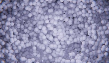 Soyut Top Arkaplanı, Konfeti, Geometrik, 3B Görüntü