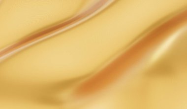 Altın yaprak Parlak kumaş dokusu arka plan, kumaş çizgisi altın, 3D illüstrasyon