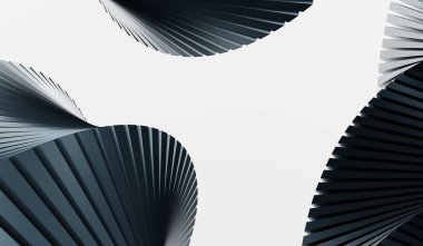 Soyut arkaplan, çizgiler, 3B illüstrasyon