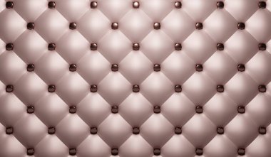 Doku, yastık, düğme, antika yastık deseni, üç boyutlu illüstrasyon