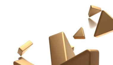 Soyut arkaplan, üçgen, duvar kağıdı, üç boyutlu illüstrasyon