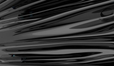 Soyut arkaplan, parlak, dalgalı, üç boyutlu illüstrasyon