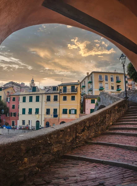Проблиск Дороги Больєско Поблизу Генуї Лігрі Італія — стокове фото