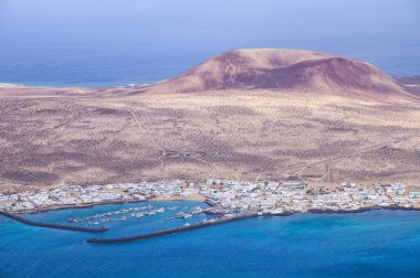 Rio de La Graciosa, Lanzarote, Kanarya Adaları, İspanya. 