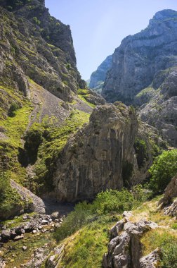 Urriellu Tepesi, Naranjo de Bulnes, Picos de Europa Ulusal Parkı, Asturias, İspanya 