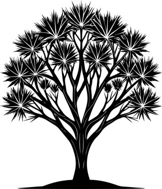 ceibo tree vector illustration clipart