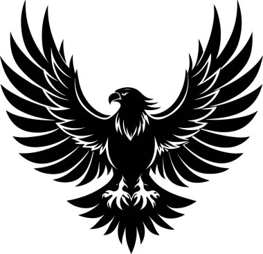 kartal vektör çizimi, şeffaf arkaplan