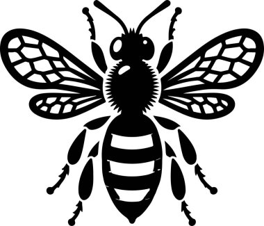 Arı Clipart tasarımı, muhteşem arı svg, yüksek çözünürlüklü basılabilir arı çizimi