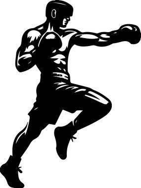 Boks oyuncusu vektör sanatı, grafiksel boksör simgeleri seti, klasik illüstrasyon boks oyuncusu clipart, vektör boksör düz sanat tasarımı