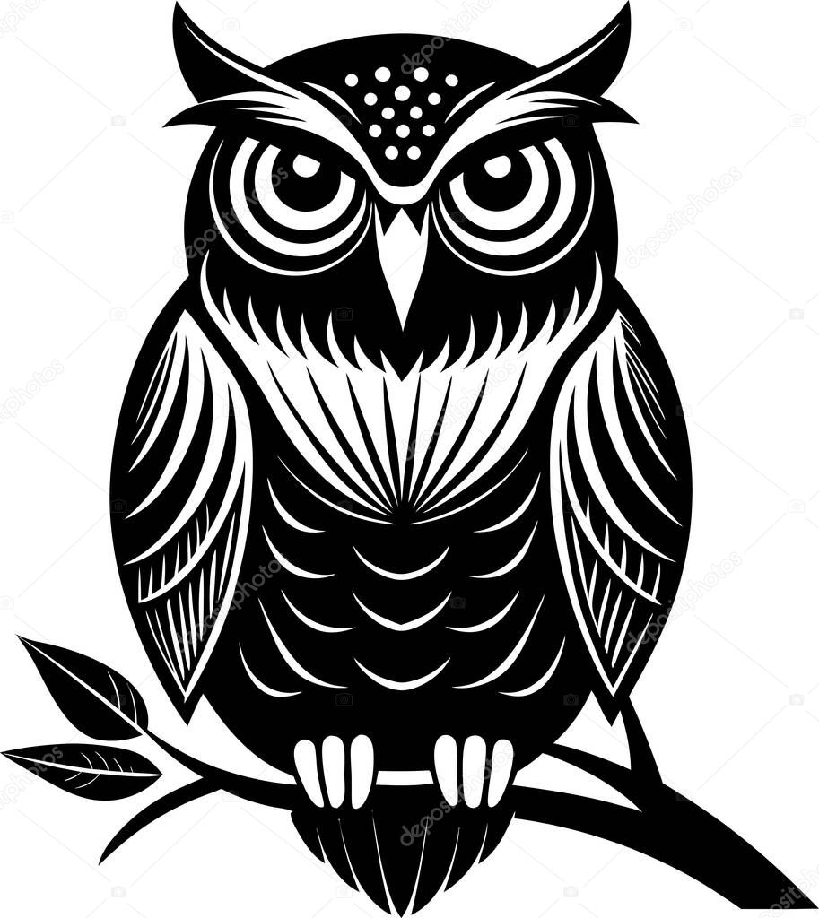 Burrowing Owl Aruba silhouette design