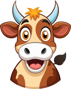 cow head vector kids svg printable design clipart