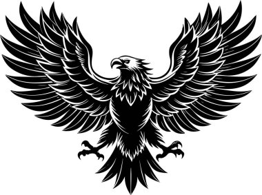 gyrfalcon vektör illüstrasyon tasarımı