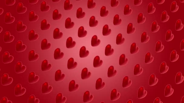 Rendered Animation Heart Symbol Abstract Video — Αρχείο Βίντεο