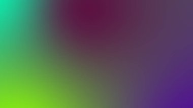 Soyut yeşil mavi ve mor yumuşak renkli arkaplan. Mobil uygulama için modern yatay tasarım.