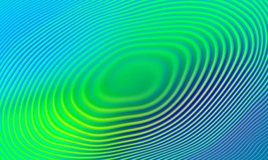 Telefon ekranında parmak izi taraması yapıldı. Soyut yeşil mavi eğimli spiral desen arkaplanı. Konsept tasarım teknolojisi ve 3D resimleme için kullan.