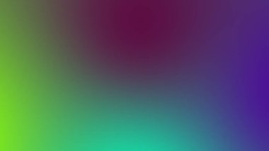 Soyut yeşil mavi ve mor yumuşak renkli arkaplan. Mobil uygulama için modern yatay tasarım.