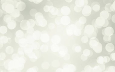 Beyaz ve gümüş soyut arkaplan arkaplan ve duvar kâğıdı Noel için bokeh ışıkları ile bulanık.